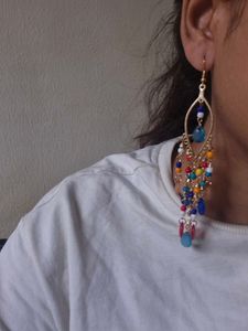 Boho Beaded Dangle Earrings