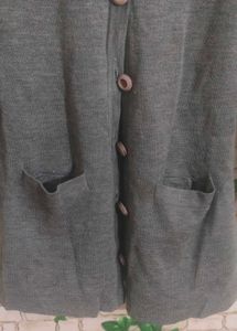 girls gray sweater