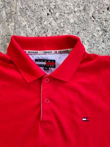 Tommy Hilfiger Red Polo Shirt