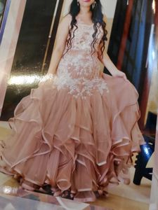 Pink Embellished Gown