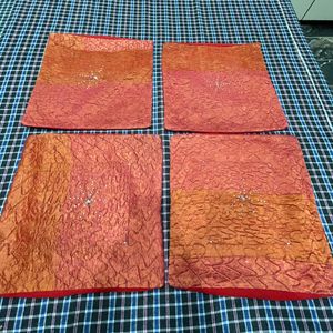 Quilted Silk Cushion Covers