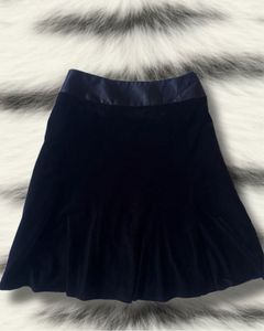 Elegant Velvet Midi Skirt