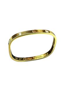 Gold-Tone Bangle with Accents