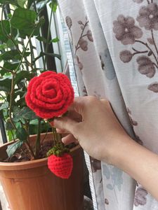 Crochet Rose Flower