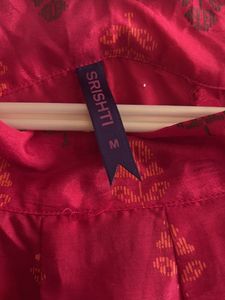 Ethnic Magenta Skirt