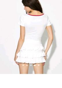 Cute White Bow Top