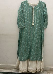Women Flare Long Gown With Gotta Patti Work