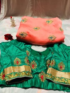 Embroidered Blouse Set