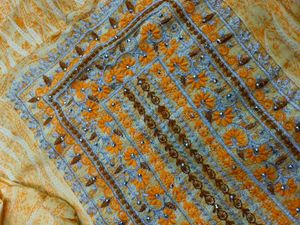 Embroidered Yellow Kurta With Trouser