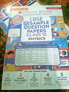 Oswaal Class 12th Physics Sample Question Book