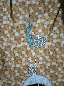 Floral Print Kurta set with duppata