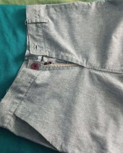Gray Casual Pants
