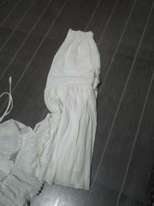 Girls&#39; White Salwar Kameez Set