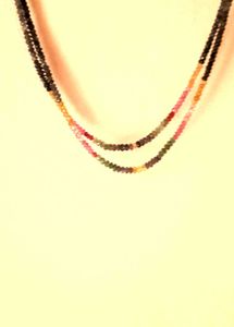 Precious Gemstone Necklace in 14KT Puregold clasp