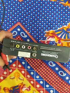 Cable Tv Setup Box With Adopter