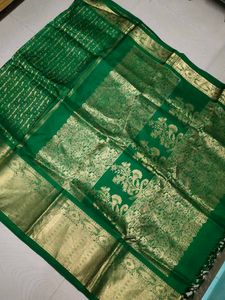 Pure Kanchipuram Silk Saree 💚