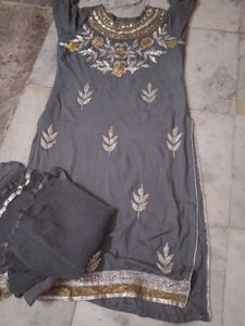 Kurta Plazoo Dupatta