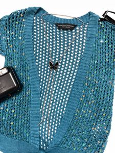 ibiza y2k sequins shrug