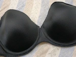 Triumph Wired Black Bra(Non-padded)