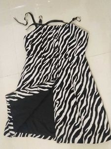 Zebra Print Party Wear