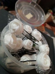 White Flower Judaa Pins