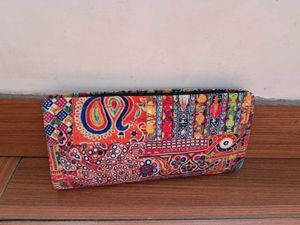 31) Colorful Patterned Pouch