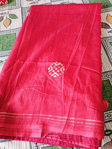 Red Floral Design Fabric