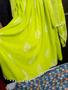 Lime Green Kurta Set