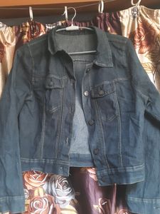 Jacket Cotton And Denim
