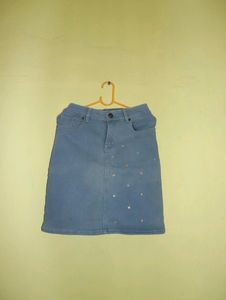 Denim Mini Skirt
