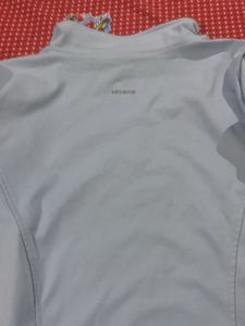 Light Blue Zip-Up Jacket