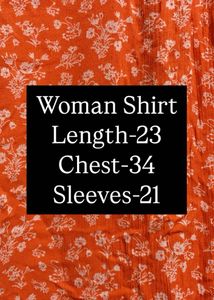 Woman’s Shirt🧡