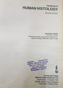 Human Histology By Inderbir Singh