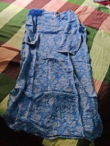 Blue Paisley Dress