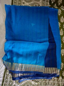Blue Saree