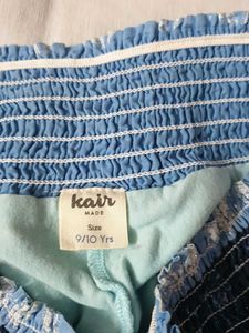 Girls Cute Skirt With Attatched Shorts And Elastic
