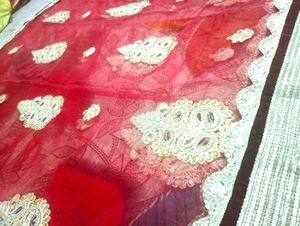 Embroidered Wedding Dupatta