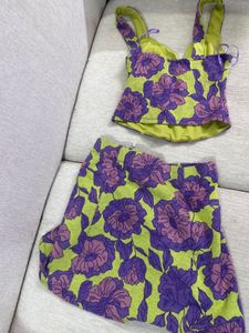 ZARA FLORAL CO-Ord Set