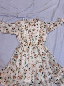 White Floral Dress