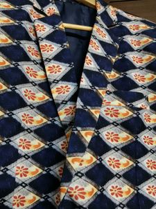 Multicolored printed Men&#39;s blazer