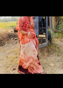 Tie Dye Print Lahenga