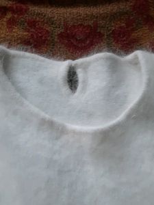 White Fur Sweater
