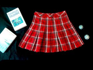 H&amp;M Checked Patterned Skirt