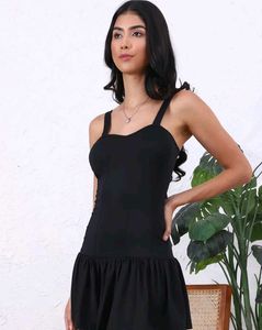 Shein Cute Strappy Sleeves Dress