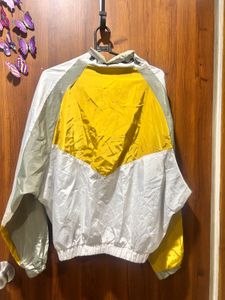 Vintage Colorblock Windbreaker Jacket