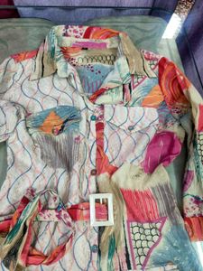 Tunic Dress With Belt