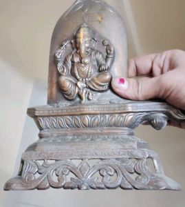 Metal Show Piece Ganpati &amp; ShivParvati Ji🙏