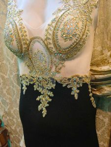 Elegant Black Slit Maxi Dress