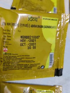 6 Abhrak bhasma, 2 Eye Wash Cup