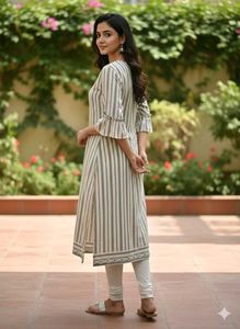 Elegant Striped Kurta